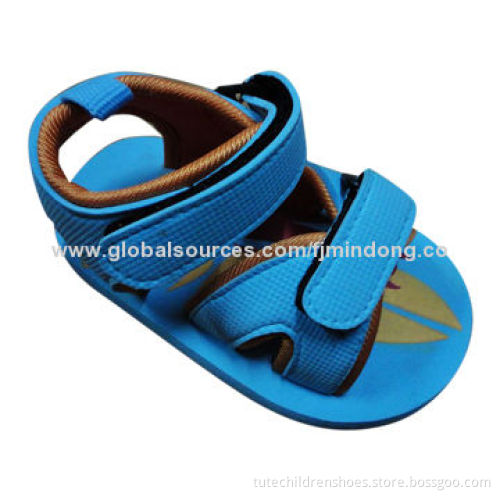 Kid's sandals, best sellers with EVA upper and sole, customized logo, size and design is welcome
